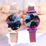 Luxury Crystal  Galaxy Mesh Bracelet Watches
