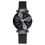 Luxury Crystal  Galaxy Mesh Bracelet Watches