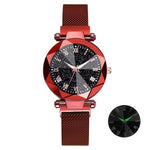 Luxury Crystal  Galaxy Mesh Bracelet Watches
