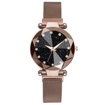 Luxury Crystal  Galaxy Mesh Bracelet Watches