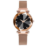 Luxury Crystal  Galaxy Mesh Bracelet Watches